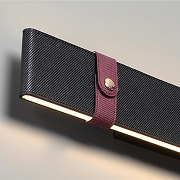 Накладной светильник Odeon Light Vincent 6629/25WL цвет бордовый, бронза, черный-3