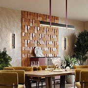 Накладной светильник Odeon Light Vincent 6629/25WL цвет бордовый, бронза, черный-4