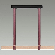 Подвесной светильник Odeon Light Vincent 6630/36L цвет бежевый, бордовый, бронза-2