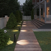 Ландшафтный светильник Odeon Light Gala 6658/14GL3 цвет черный-3