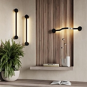 Накладной светильник Odeon Light Stich 6667/12WL цвет черный-4