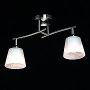 Светильник на штанге De City Тетро 17 673015402 цвет плафона/подвески Белый, цвет арматуры Бронза-1