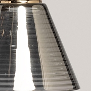 Светильник на штанге De City Тетро 36 673018902 цвет плафона/подвески Дымчатый, цвет арматуры Золото, Коричневый-4