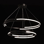 Подвесной светильник DeMarkt Ральф 8 675015002 цвет плафона/подвески Белый, Черный, цвет арматуры Черный-2