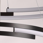 Подвесной светильник DeMarkt Ральф 8 675015002 цвет плафона/подвески Белый, Черный, цвет арматуры Черный-4