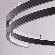 Подвесной светильник DeMarkt Ральф 8 675015002 цвет плафона/подвески Белый, Черный, цвет арматуры Черный-6