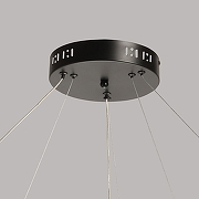 Подвесной светильник DeMarkt Ральф 8 675015002 цвет плафона/подвески Белый, Черный, цвет арматуры Черный-8