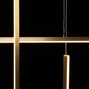 Подвесной светильник DeMarkt Ральф 675015603 цвет плафона/подвески Белый, Латунь, цвет арматуры Латунь-2