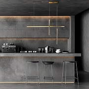 Подвесной светильник DeMarkt Ральф 675015603 цвет плафона/подвески Белый, Латунь, цвет арматуры Латунь-7