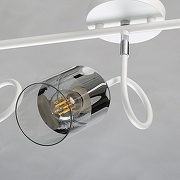 Светильник на штанге De City Акцент 2 680011703 цвет плафона/подвески Прозрачный, Хром, цвет арматуры Белый, Хром-6