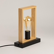 Настольная лампа De City Акцент 7 680033901 цвет плафона/подвески , цвет арматуры Коричневый, Черный-3