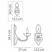 Бра Osgona Barcato 697612 цвет Золото, Фиолетовый-3