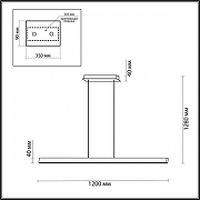 Подвесной светильник Odeon Light Beveren 7007/38L цвет бронза-3