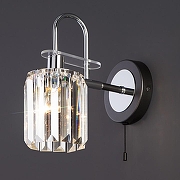 Бра Eurosvet Ten1a 70090/1 графит цвет плафона/подвески Прозрачный, цвет арматуры Графит, Хром-2