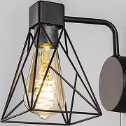 Бра Eurosvet Trappola 70107/1 черный цвет плафона/подвески Черный, цвет арматуры Черный-2