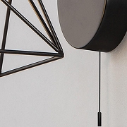 Бра Eurosvet Trappola 70107/1 черный цвет плафона/подвески Черный, цвет арматуры Черный-3