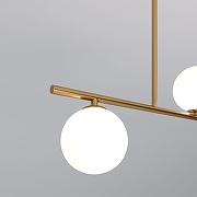 Светильник на штанге Eurosvet Fredo 70136/4 золото цвет плафона/подвески Белый, цвет арматуры Золото-1