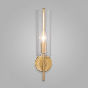 Бра Eurosvet Trompeta 70144/1 латунь цвет плафона/подвески Прозрачный, цвет арматуры Латунь-1