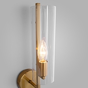 Бра Eurosvet Trompeta 70144/1 латунь цвет плафона/подвески Прозрачный, цвет арматуры Латунь-2