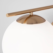 Светильник на штанге Eurosvet Frost 70153/1 латунь цвет плафона/подвески Белый, цвет арматуры Латунь-4