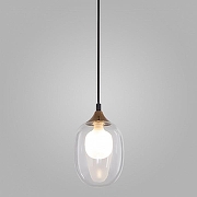 Подвесной светильник Eurosvet Spr1tz 70216/1 латунь цвет плафона/подвески Белый, Прозрачный, цвет арматуры Латунь, Черный-3