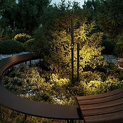 Ландшафтный светильник Odeon Light Bamboo 7021/6FL цвет черный-3