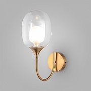 Бра Eurosvet Spr1tz 70218/1 латунь цвет плафона/подвески Белый, Прозрачный, цвет арматуры Латунь-1