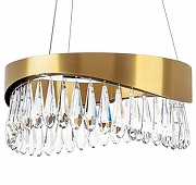 Подвесной светильник Lightstar Hel1o 703143 цвет плафона/подвески Прозрачный, цвет арматуры Золото