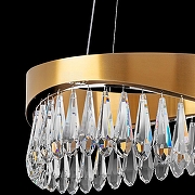 Подвесной светильник Lightstar Hel1o 703143 цвет плафона/подвески Прозрачный, цвет арматуры Золото-5