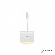 Бра с полкой iLedex Support 7031C WH цвет плафона/подвески Белый, цвет арматуры Белый-1