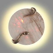Накладной светильник Odeon Light Snake 7033/10WL цвет бежевый-2