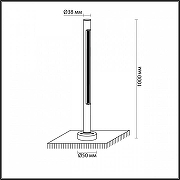 Ландшафтный светильник Odeon Light P1fa 7036/16GL цвет черный-5