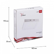Встраиваемый светильник Reluce Technical 70607 70607-9.5-001OL LED12W WH 4000K цвет плафона/подвески Белый, цвет арматуры Белый-1