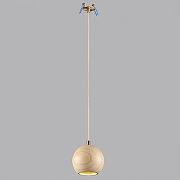 Подвесной светильник Odeon Light Caucho 7061/1 цвет плафона/подвески Коричневый, цвет арматуры Бронза-2