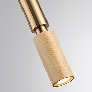 Подвесной светильник Odeon Light Caucho 7061/1A цвет плафона/подвески Коричневый, цвет арматуры Бронза-5