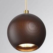 Подвесной светильник Odeon Light Caucho 7062/1 цвет плафона/подвески Коричневый, цвет арматуры Бронза