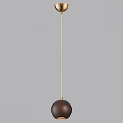 Подвесной светильник Odeon Light Caucho 7062/1 цвет плафона/подвески Коричневый, цвет арматуры Бронза-6