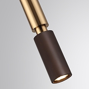 Подвесной светильник Odeon Light Caucho 7062/1A цвет плафона/подвески Коричневый, цвет арматуры Бронза-6