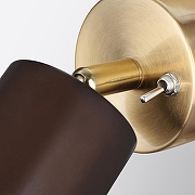 Бра Odeon Light Caucho 7062/1W цвет плафона/подвески Коричневый, цвет арматуры Бронза-3