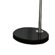 Торшер Kink Light Альфаси 7063,16 цвет плафона/подвески Никель, цвет арматуры Никель, Черный-1