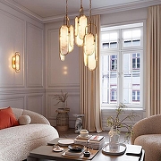 Накладной светильник Odeon Light M1lano 7066/12WL цвет плафона/подвески Бежевый, цвет арматуры Бронза-4