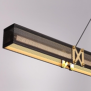 Подвесной светильник Odeon Light Mesh 7083/20L цвет плафона/подвески Черный, цвет арматуры Черный-6