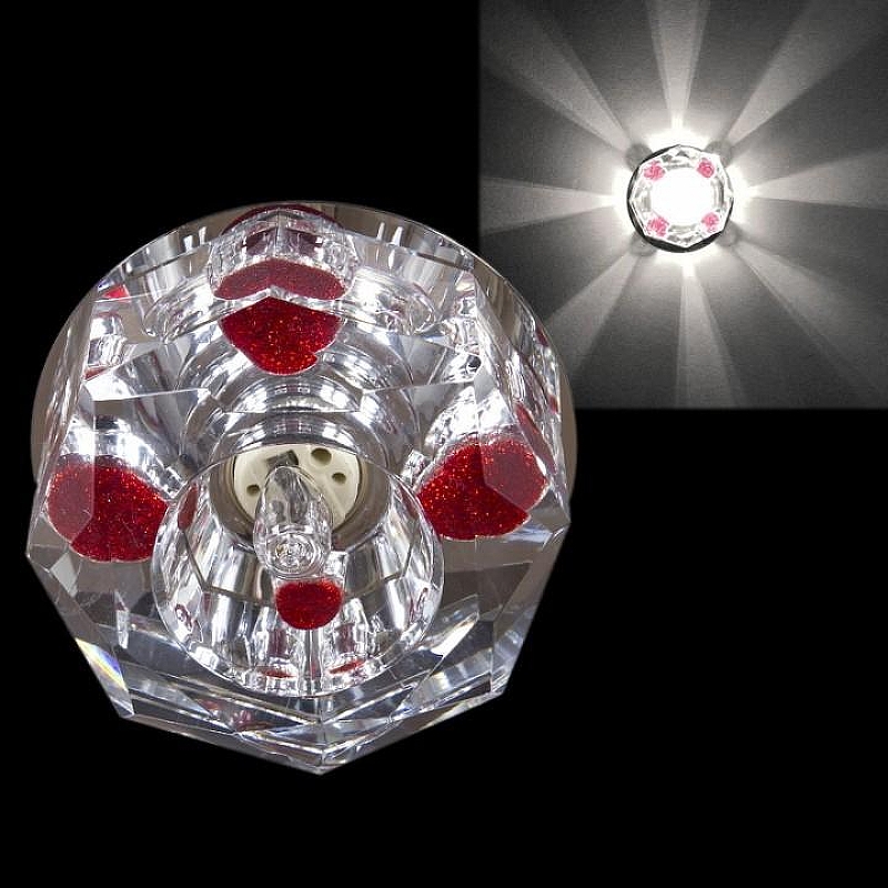 Встраиваемый светильник Sneha 7091/H G9 CR+RD 