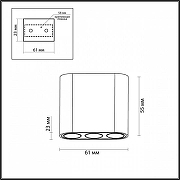 Накладной светильник Odeon Light Small 7093/8CL цвет плафона/подвески Бронза, цвет арматуры Бронза-3