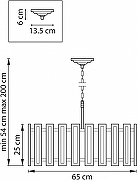 Подвесной светильник Lightstar Agave 712062 цвет плафона/подвески Прозрачный, Бежевый, цвет арматуры Бежевый-2