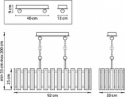 Подвесной светильник Lightstar Agave 712164 цвет плафона/подвески Прозрачный, Серебро, цвет арматуры Серебро-2