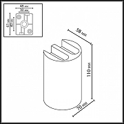 Накладной светильник Odeon Light NATURE 7125/4WL цвет черный-4