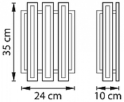 Накладной светильник Lightstar Agave 712624 цвет плафона/подвески Прозрачный, цвет арматуры Серебро-6