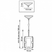 Подвесной светильник Lightstar Novara 713217 цвет плафона/подвески Прозрачный, цвет арматуры Черный-4