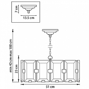 Подвесной светильник Lightstar Novara 713267 цвет плафона/подвески Прозрачный, цвет арматуры Черный-4